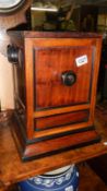 A Victorian viewer mahogany case