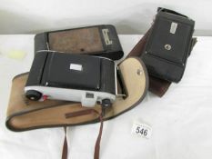 A Zeiss Ikon 'Netter' folding camera, A Kodak No.