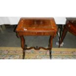 A Victorian work table