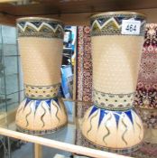 A pair of Royal Doulton vases, 6180,