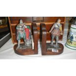 A pair of bookends believed to have been reclaimed from the bombed House of Commons Chamber of May