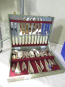 A canteen of cutlery.