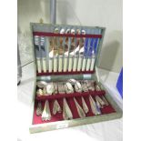 A canteen of cutlery.