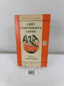 A Penguin Books 'Lady Chatterley's Lover', 1960 reprint.