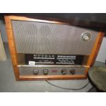 A vintage radio.