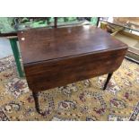 A Victorian mahogany Pembroke table.