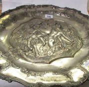 A large WMF charger depicting classical scene.