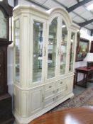 A superb quality modern display cabinet.