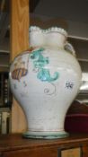 A large 18th Century pottery jug (possibly Italian)