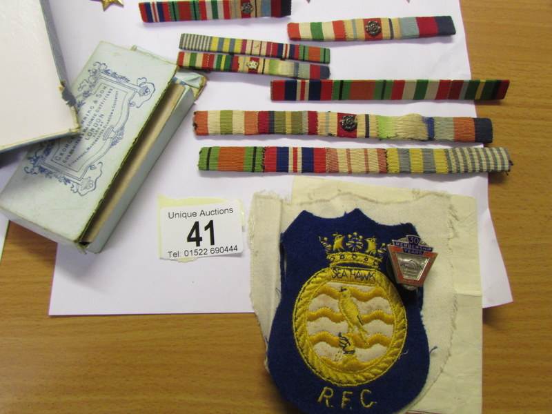 A collection of miniature medals and stars, a boxing medal, rifle medal etc. - Image 2 of 3