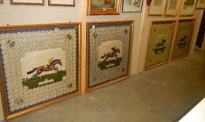 4 framed and glazed prints of Derby winners, 1966, 1967, 1968 and 1969.