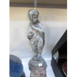 A Victorian lead garden statue, approximately 64 cm tall.