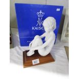 A boxed Kaiser nude figure, Megan, on stand.