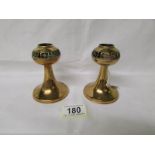 A pair of dwarf candlesticks by Pentti Sarpaneva.