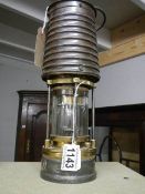 A rare Patterson's of Gateshead miner's lamp.