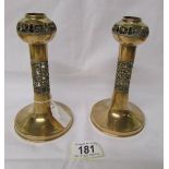 A pair of candlesticks by Pentti Sarpaneva.