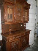 A French carved buffet.