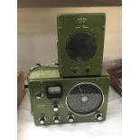 A Sailor type 46TD radio with speaker.