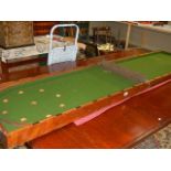 A large fold out bagatelle.