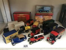 A quantity of boxed & unboxed Yesteryear & Corgi classics