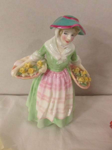 4 Royal Doulton figurines being 'Lady Charmaine', 'Daffy Down Dilly', 'Sweet Anne' and 'Lilac Time'. - Image 2 of 5