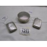 2 silver vesta cases (H.M.Payton, Pepper & Sons Ltd.