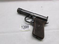 A rare German pellet pistol marked DRGM Tell II.