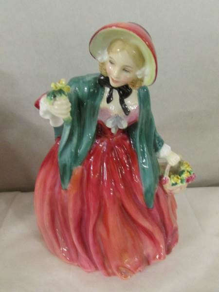 4 Royal Doulton figurines being 'Lady Charmaine', 'Daffy Down Dilly', 'Sweet Anne' and 'Lilac Time'. - Image 4 of 5