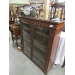 A Victorian mahogany book case.