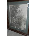 A framed and glazed Victorian print.