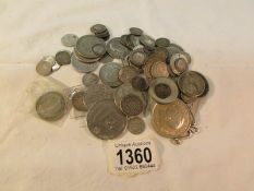 Approximately 320 grams of pre 1947 silver coinage.