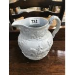 A Victorian jasperware jug