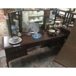 A stag darkwood stained dressing table