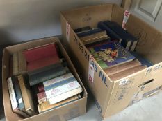2 boxes of books including Encyclopaedias