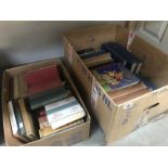 2 boxes of books including Encyclopaedias