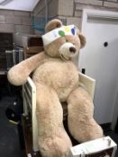 A large Teddy bear (4ft tall)