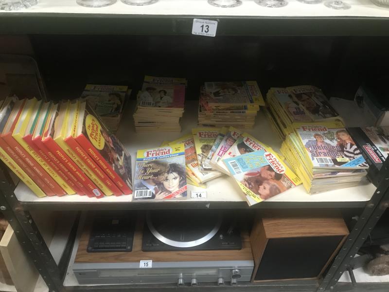 A large quantity of Peoples Friends books & magazines 1970/80's etc.