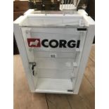 An original Dinky Corgi Matchbox revolving shop display cabinet