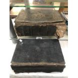 A Victorian french bible and 1 other