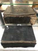 A Victorian french bible and 1 other