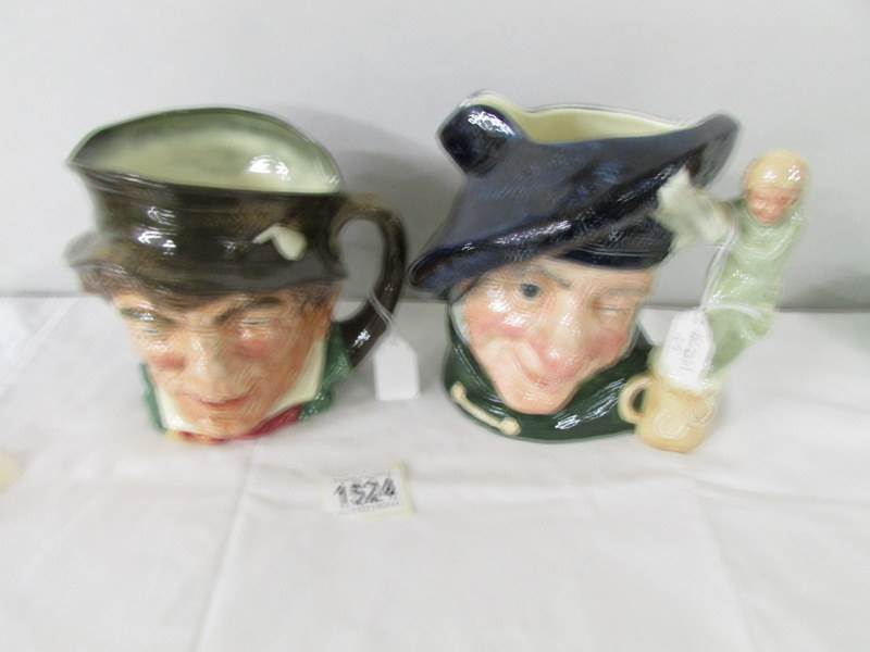 2 Royal Doulton character jugs 'Paddy' and 'Tam 'O' Shanter'.