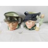 2 Royal Doulton character jugs 'Paddy' and 'Tam 'O' Shanter'.