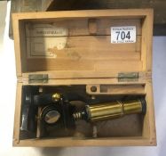 A child’s microscope in box