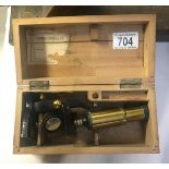 A child’s microscope in box