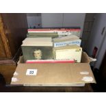 A small box of Napoleonic reference books including Wellington biographies