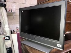 A Sony 26" flat screen TV