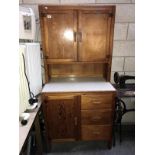 A kitchen dresser cabinet