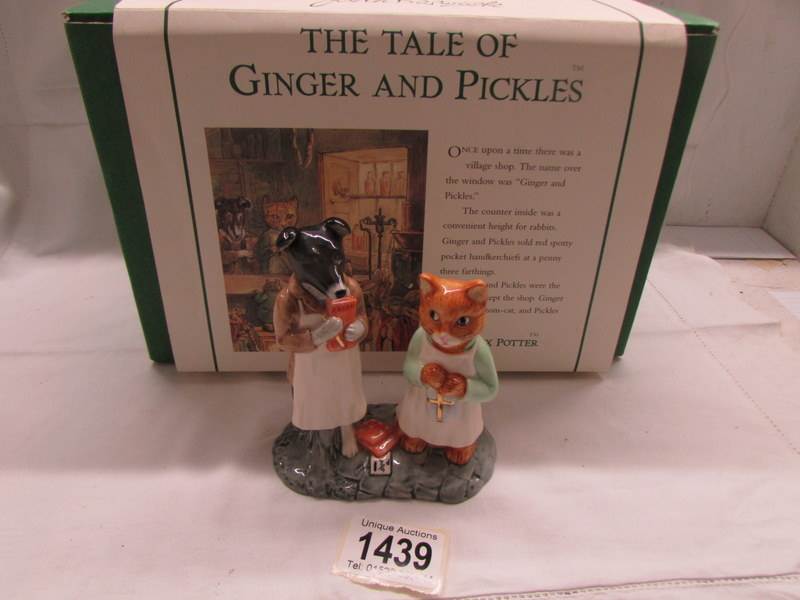 A large boxed John Beswick Beatrix Potter limited edition 'Ginger and Pickles'.