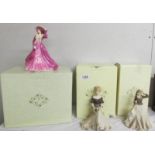 3 boxed Coalport figurines - 'Classic Elegance Special Day',