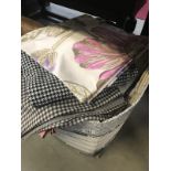 A pair of cotton fabrics and other assorted fabrics